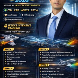 summer internship(industry oriented aircraft design & simulation program)